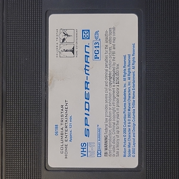 Columbia Pictures Spider-man VHS Tape - Picture 6 of 6